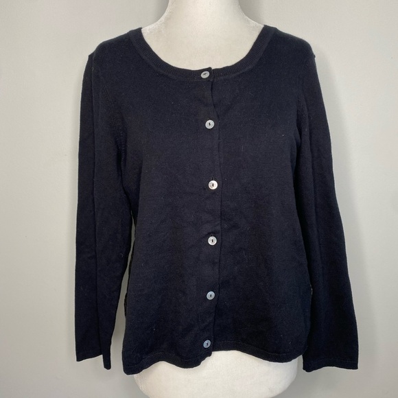 Anthropologie Afterword Cardigan Black Lace Detail - Picture 4 of 8